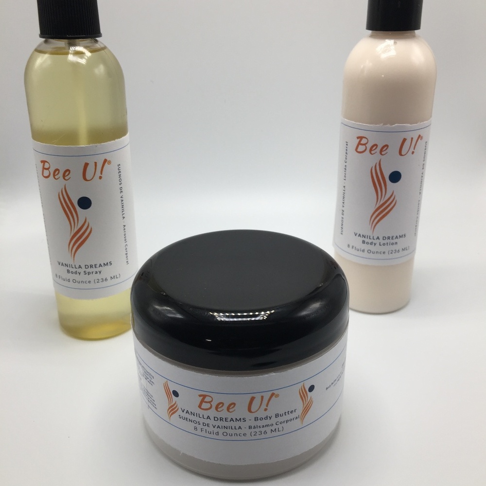 Bee U ! Vanilla Dream Body Wash 7 oz